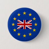 EU Verenigd Koninkrijk: stem brexit Ronde Button 5,7 Cm (Voorkant)