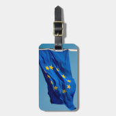 EU-vlag Bagagelabel (Voorkant verticaal)