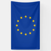 EU-vlag Banner (Verticaal)