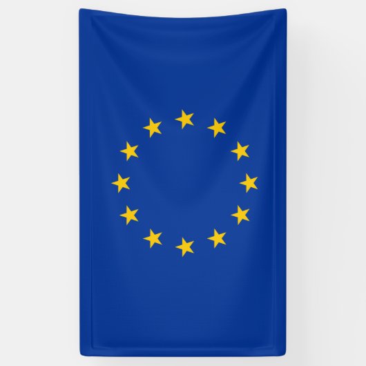 EU-vlag Banner (Verticaal)