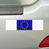 EU-vlag, BG Bumpersticker (Op auto)
