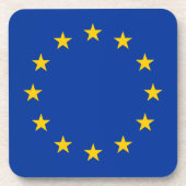 EU-vlag Bier Onderzetter (Voorkant)