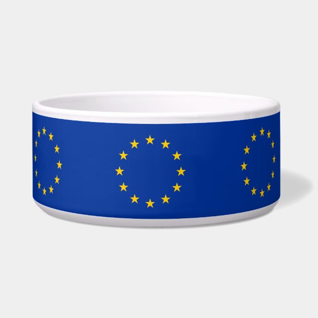 EU-vlag Bowl Voerbakje (Links)
