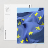 eu - vlag briefkaart (Voorkant / Achterkant)