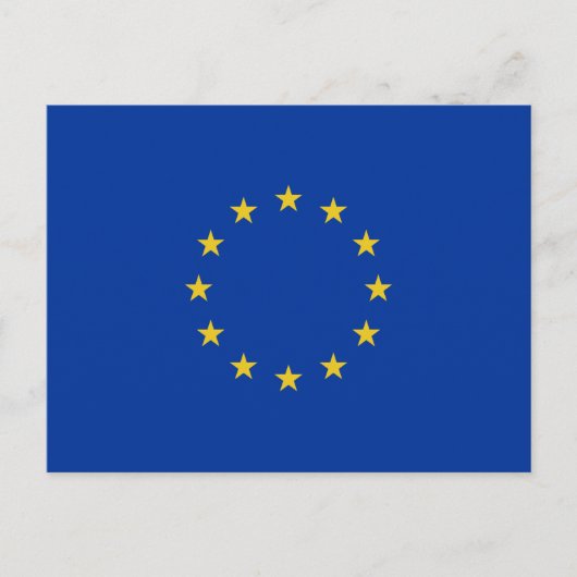 EU-vlag Briefkaart (Voorkant)