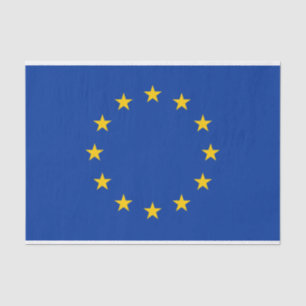 EU-vlag cadeauverpakking tissuepapier