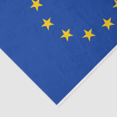 EU-vlag cadeauverpakking tissuepapier (Detail)