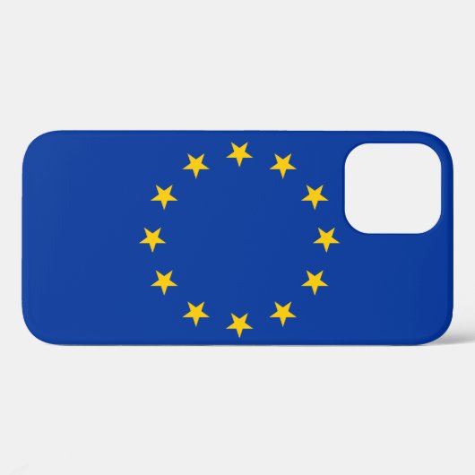 EU-vlag Case-Mate iPhone Case (Achterkant (horizontaal))