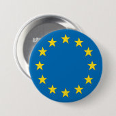 EU-vlag EU-referendum Sterker Ronde Button 7,6 Cm (Voorkant /achterkant)