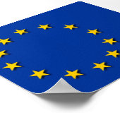 EU-vlag / EU-vlag Poster (Hoek)