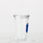 EU-vlag Euro Pride douane Acryl Drinkbeker (Rechts)