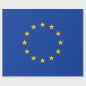 EU-vlag (Europa) Cadeaupapier (Vlak)