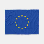 EU-vlag Europa Fleece Deken (Voorkant (Horizontaal))