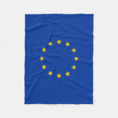 EU-vlag Europa Fleece Deken (Voorkant)