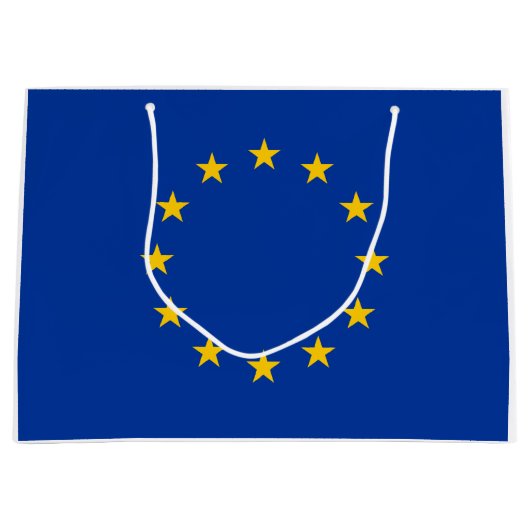 EU-vlag (Europa) Groot Cadeauzakje (Voorkant)