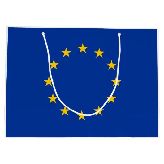 EU-vlag (Europa) Groot Cadeauzakje (Achterkant)