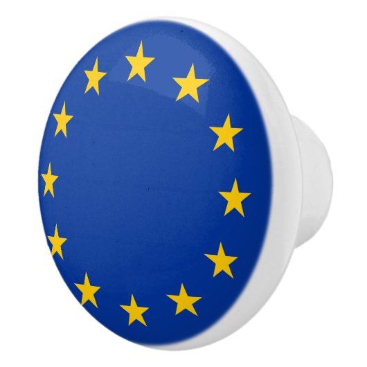 EU-vlag (Europa) Keramische Knop (Rechts)