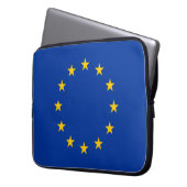 EU-vlag (Europa) Laptop Sleeve (Voorkant Links)