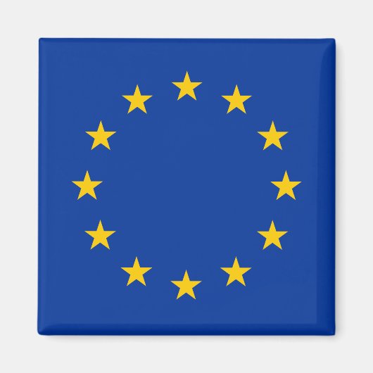 EU-vlag (Europa) Magneet (Voorkant)