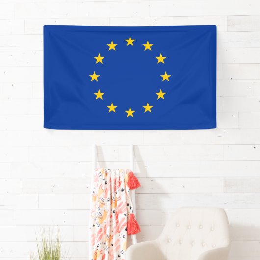 EU-vlag (Europa) Spandoek (Insitu)