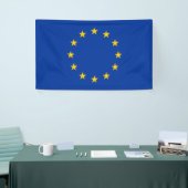 EU-vlag (Europa) Spandoek (Beurs)