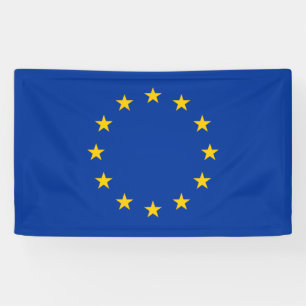 EU-vlag (Europa) Spandoek