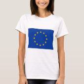 EU-vlag (Europa) T-shirt (Voorkant)
