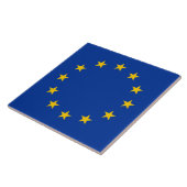 EU-vlag (Europa) Tegeltje (Zijkant)