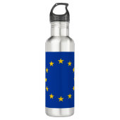 EU-vlag (Europa) Waterfles (Voorkant)