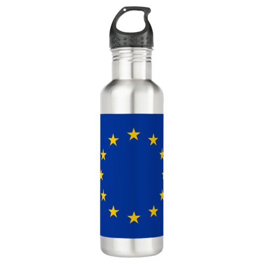 EU-vlag (Europa) Waterfles (Voorkant)