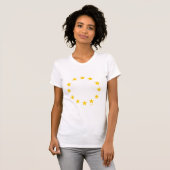 EU-vlag (Europese Unie) T-shirt (Voorkant volledig)