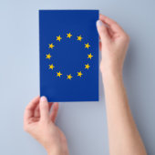 EU-vlag Flyer (Hand)