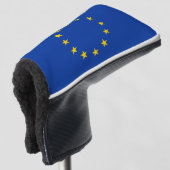EU-vlag Golf Head Hoesje Golfheadcover (3/4 voorkant)