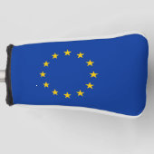 EU-vlag Golf Head Hoesje Golfheadcover (Voorkant)