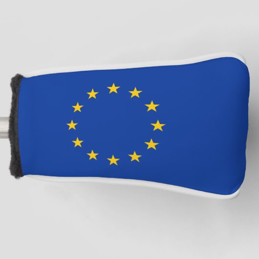 EU-vlag Golf Head Hoesje Golfheadcover (Voorkant)