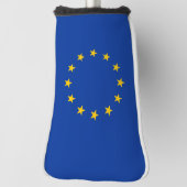 EU-vlag Golf Head Hoesje Golfheadcover (Draai 90)