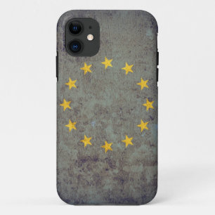 EU-vlag - Grunge Case-Mate iPhone Case