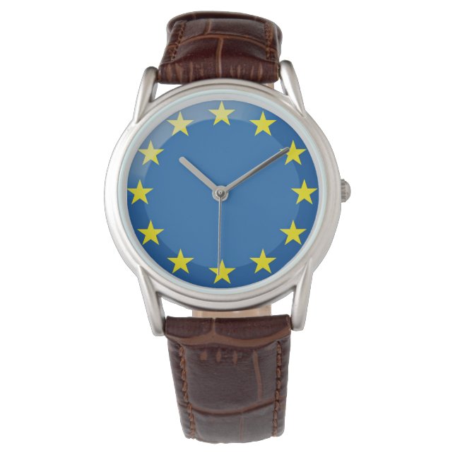 EU-vlag Horloge (Voorkant)