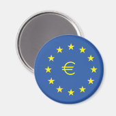 EU-vlag.met EURO-symbool Magneet (Voorkant / Achterkant)