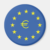 EU-vlag.met EURO-symbool Magneet (Voorkant)