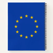 EU-vlag Notitieboek (Achterkant)
