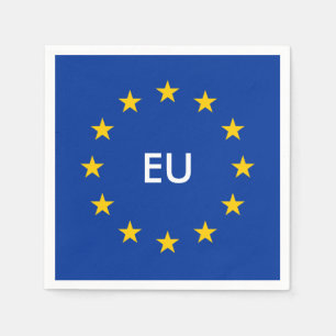 EU vlag papier partij servetten