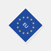 EU vlag papier partij servetten (Hoek)