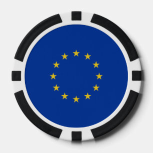 EU-vlag Pokerchips