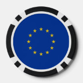 EU-vlag Pokerchips (Achterkant)