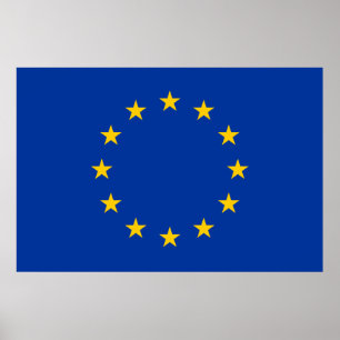 EU-vlag Poster