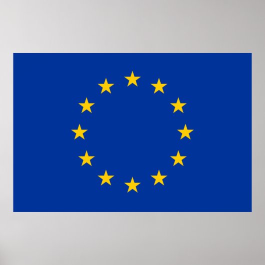 EU-vlag Poster (Voorkant)