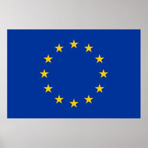 EU-vlag Poster