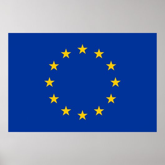 EU-vlag Poster (Voorkant)
