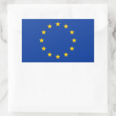 EU-vlag Rechthoekige Sticker (Tas)